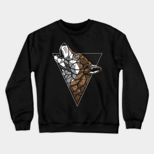 Cyber Wolf Punk Crewneck Sweatshirt